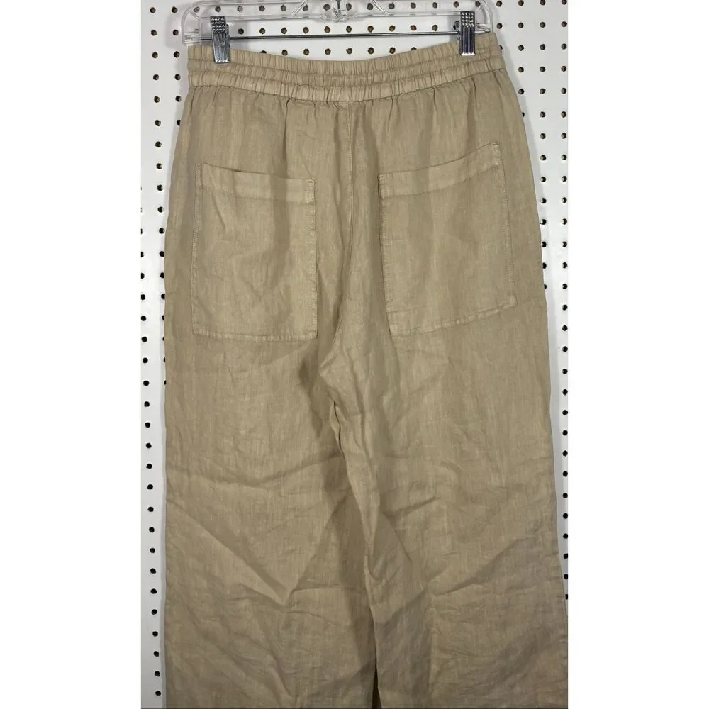 Zara woman’s wide leg Linen pants size M